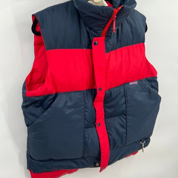 Vintage Down & Waterfowl Feathers Filled Puffer Vest - Picture 4 of 7